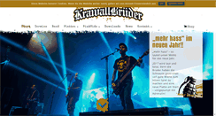 Desktop Screenshot of krawallbrueder.com