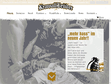 Tablet Screenshot of krawallbrueder.com